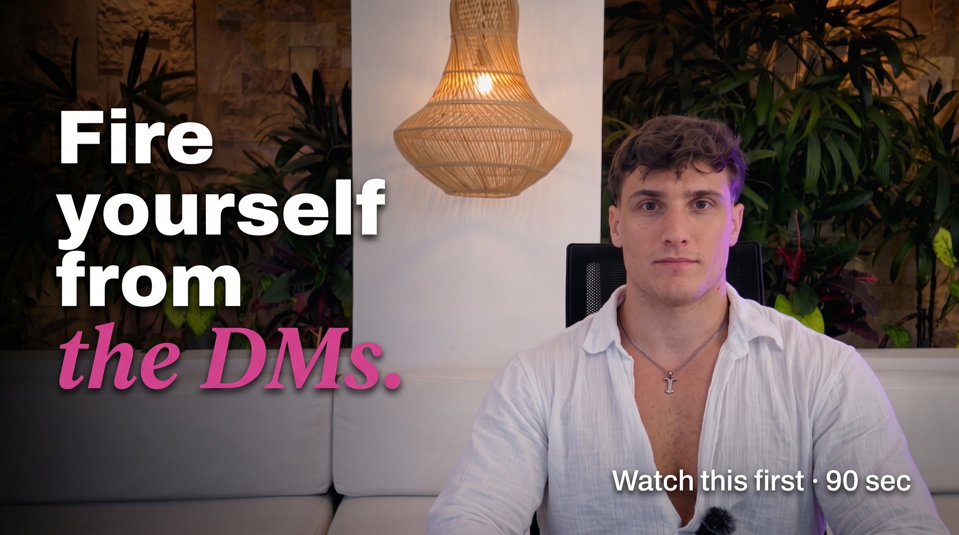 Fire yourself from the DMs — watch this first